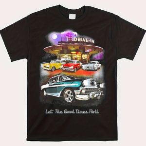 Men's Retro Classic Car T-shirt 2024